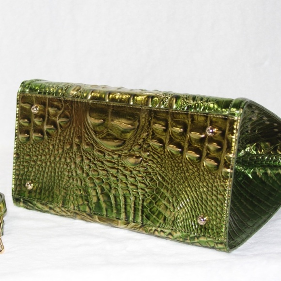 NWT Brahmin Small Caroline Cacti Green Melbourne Purse - Picture 5 of 7